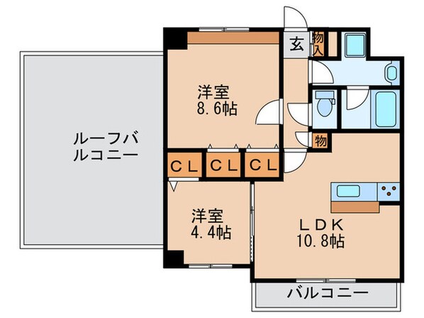 ガーデンレジデンス田川の物件間取画像